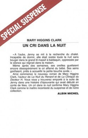 Kniha Un cri dans la nuit Mary Higgins Clark