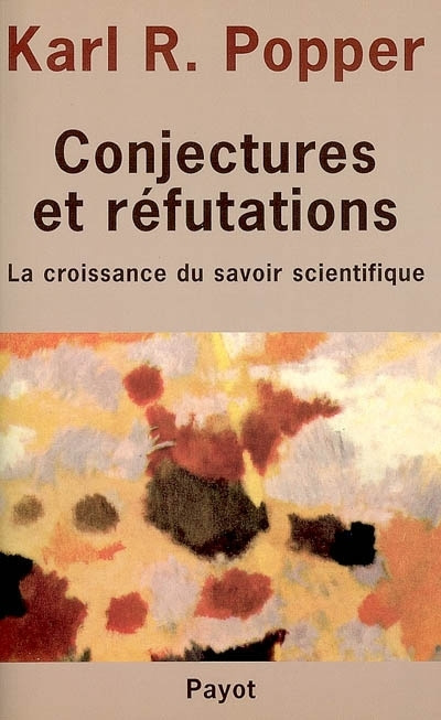 Book Conjectures et réfutations Popper