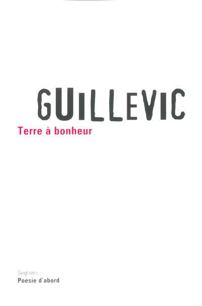 Knjiga Terre à bonheur - NE Guillevic