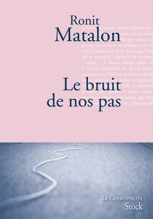 Kniha Le bruit de nos pas Ronit Matalon