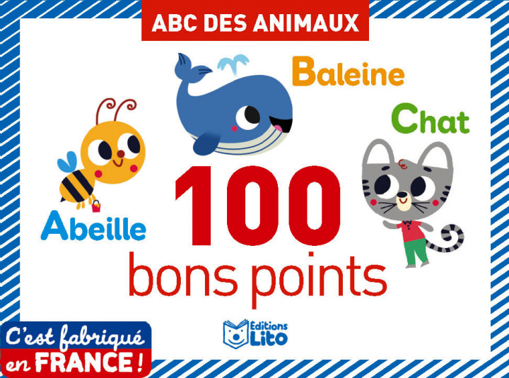 Knjiga 100 BONS POINTS ABC ANIMAUX 