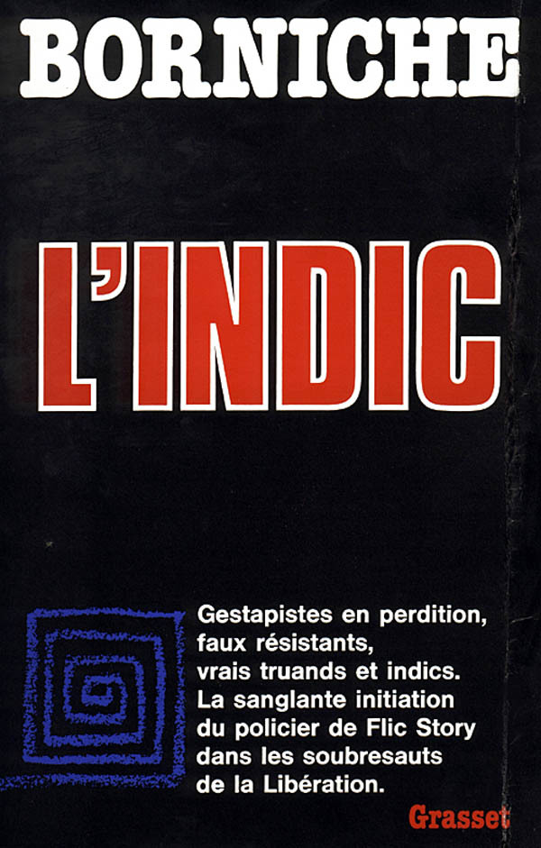 Knjiga L'indic Roger Borniche