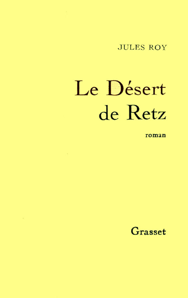 Boek Le désert de Retz Jules Roy