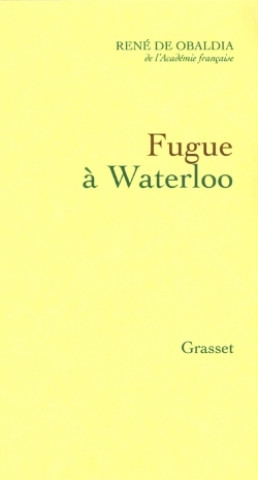 Knjiga Fugue à Waterloo René de Obaldia