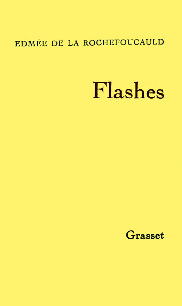 Knjiga Flashes I Edmée de La Rochefoucauld
