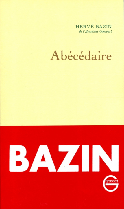 Knjiga Abécédaire Hervé Bazin