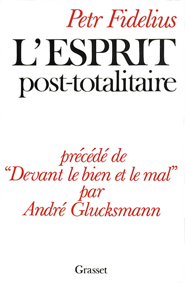 Kniha L'esprit post-totalitaire Petr Fidelius
