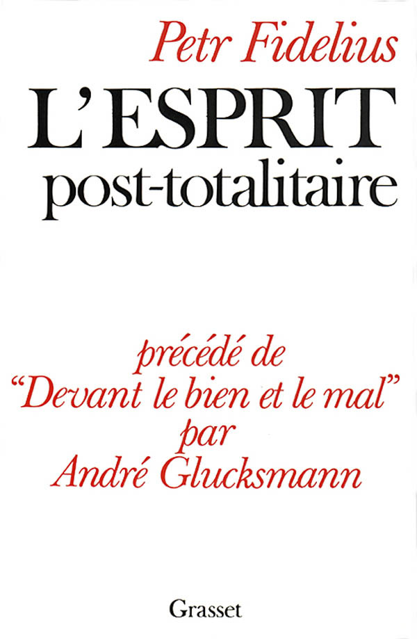 Knjiga L'esprit post-totalitaire Petr Fidelius