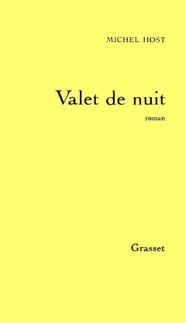 Knjiga Valet de nuit Michel Host