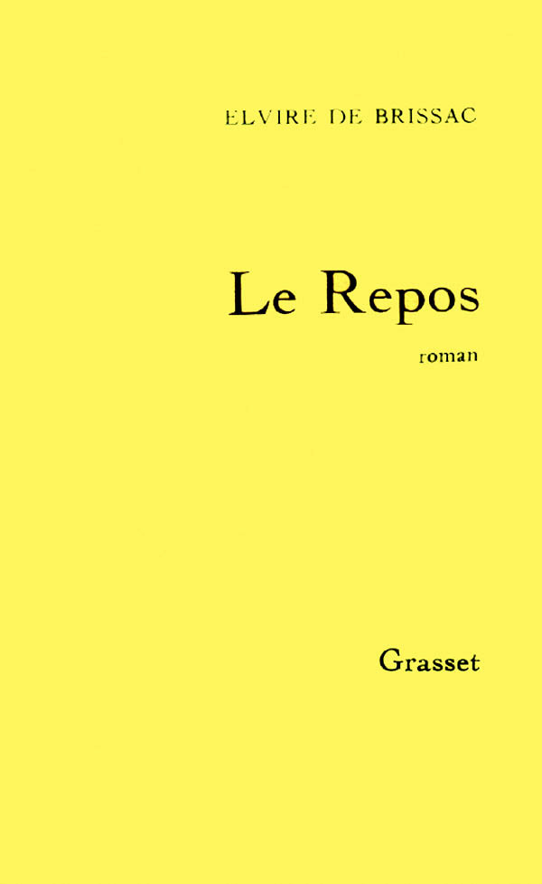 Boek Le repos Elvire de Brissac