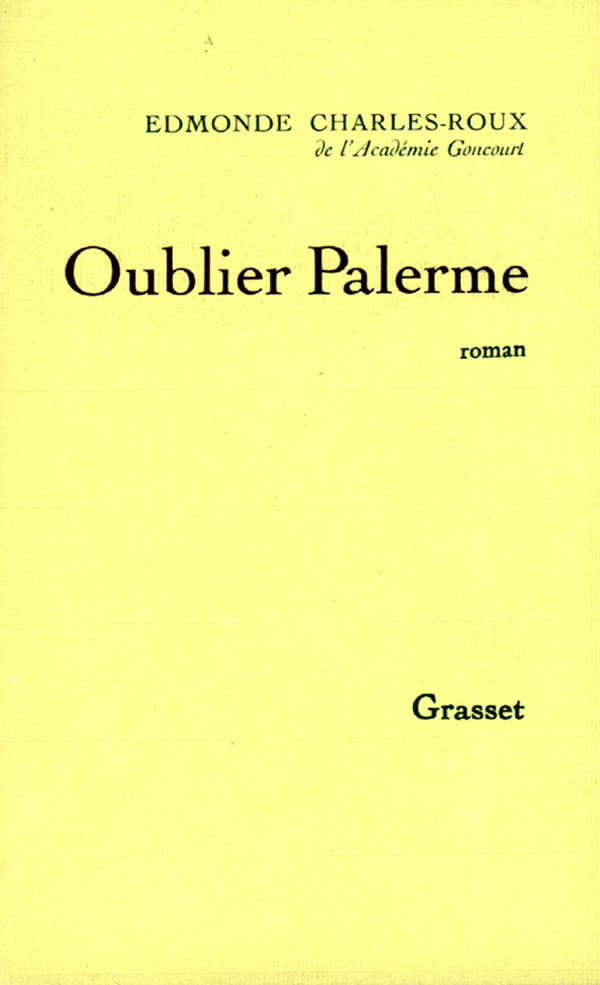 Kniha Oublier Palerme Edmonde Charles-Roux