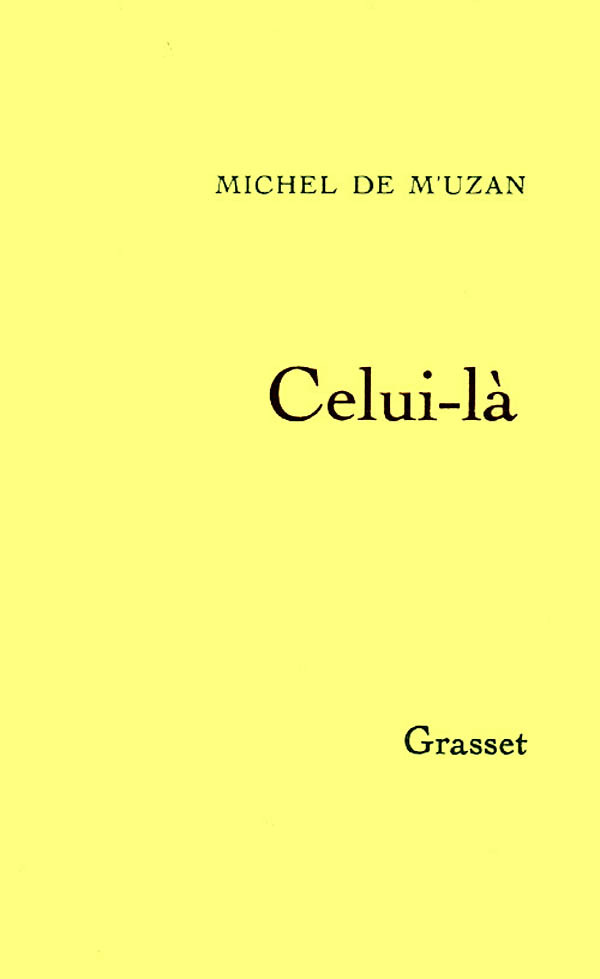 Knjiga Celui-là Michel de M'Uzan