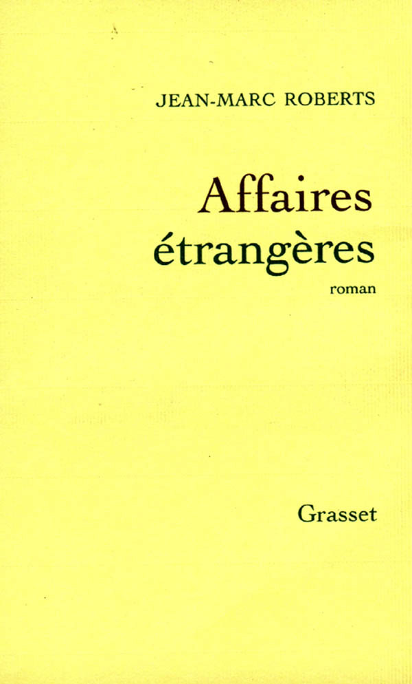 Knjiga Affaires étrangères Jean-Marc Roberts