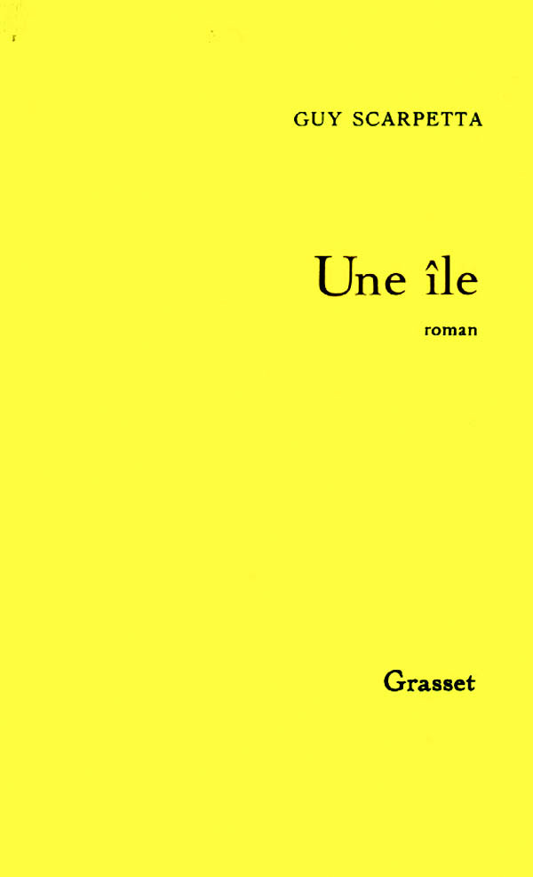 Knjiga Une île Guy Scarpetta
