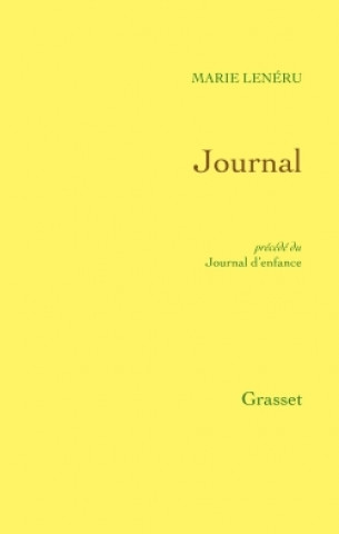 Knjiga Journal Marie Lenéru