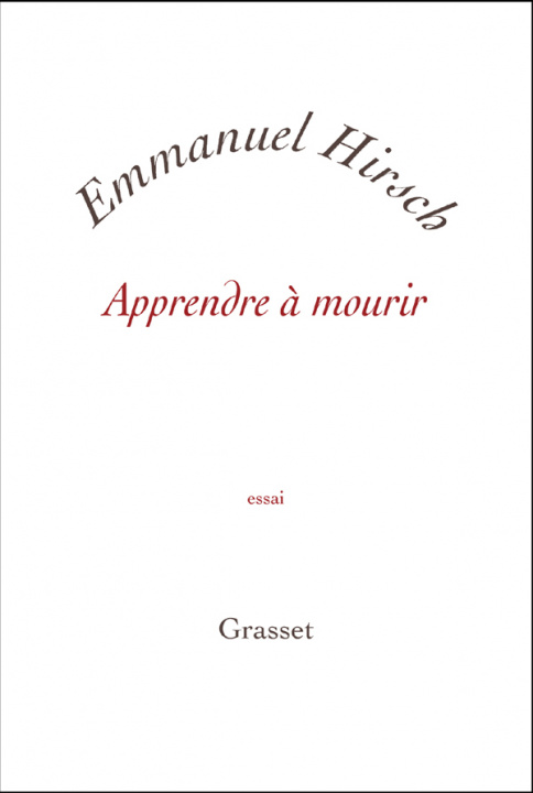 Book Apprendre à mourir Emmanuel Hirsch