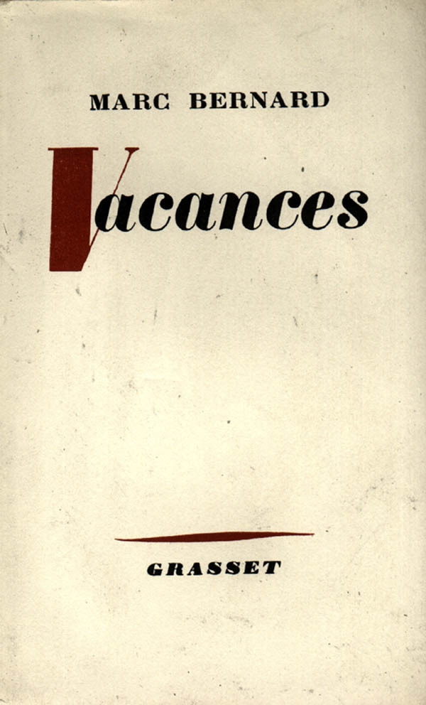 Knjiga Vacances Bernard Marc