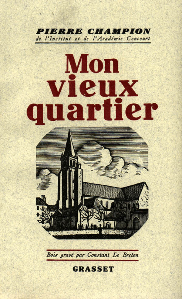Książka Mon vieux quartier Pierre Champion