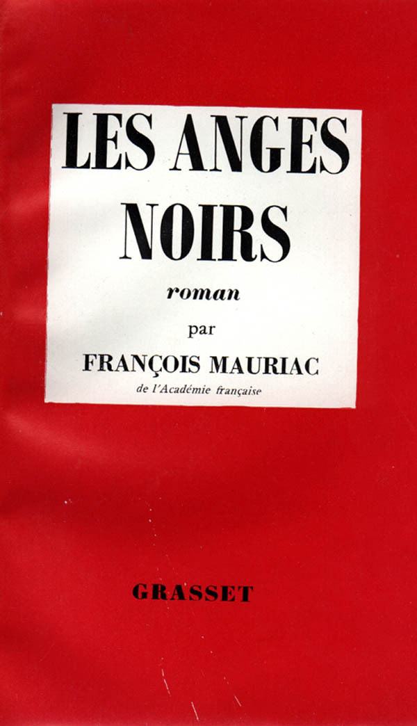 Knjiga Les anges noirs François Mauriac