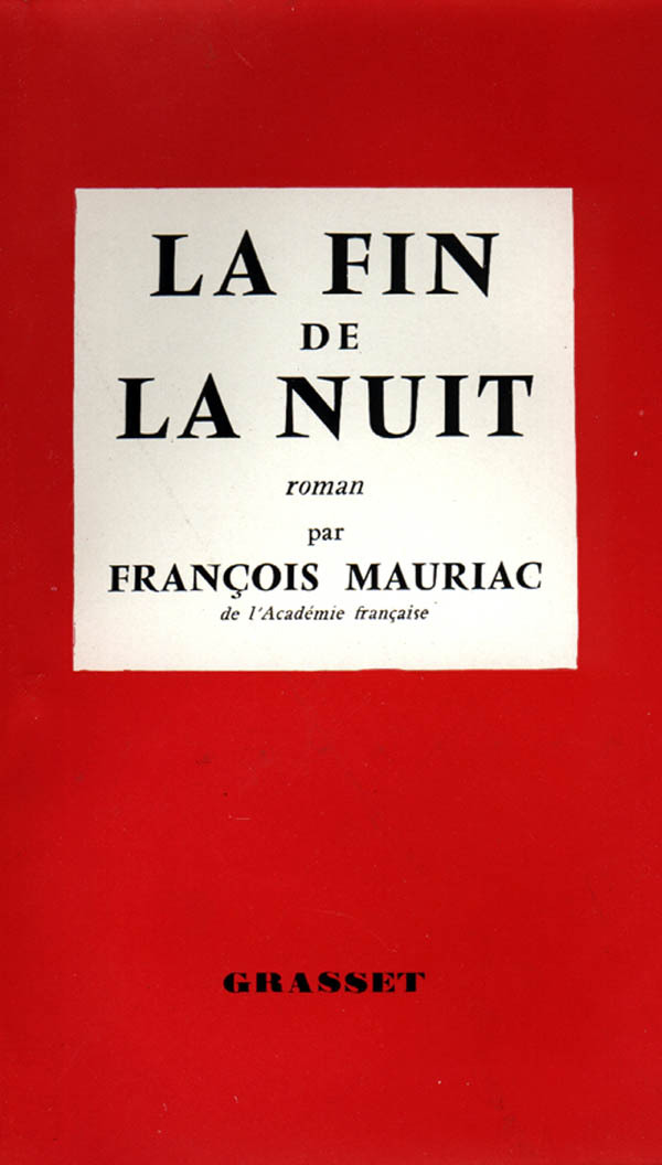 Könyv La fin de la nuit François Mauriac