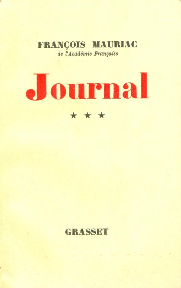 Knjiga Journal Tome 3 François Mauriac