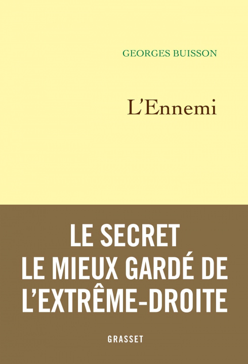Knjiga L'ennemi Georges Buisson