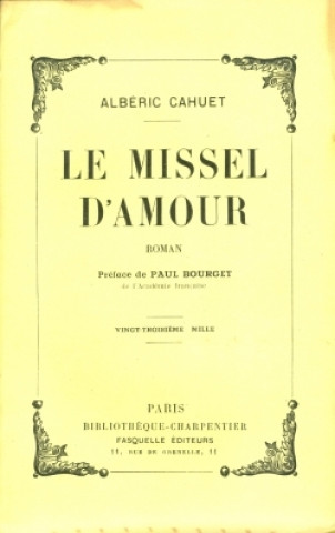 Knjiga Le missel d'amour Albéric Cahuet
