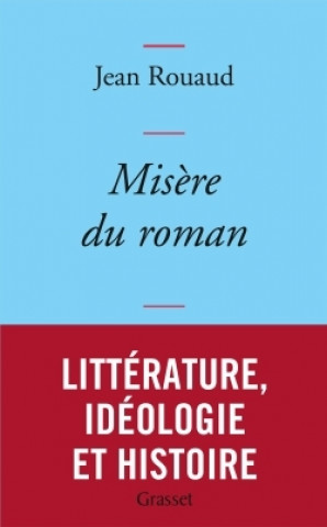 Knjiga Misère du roman Jean Rouaud