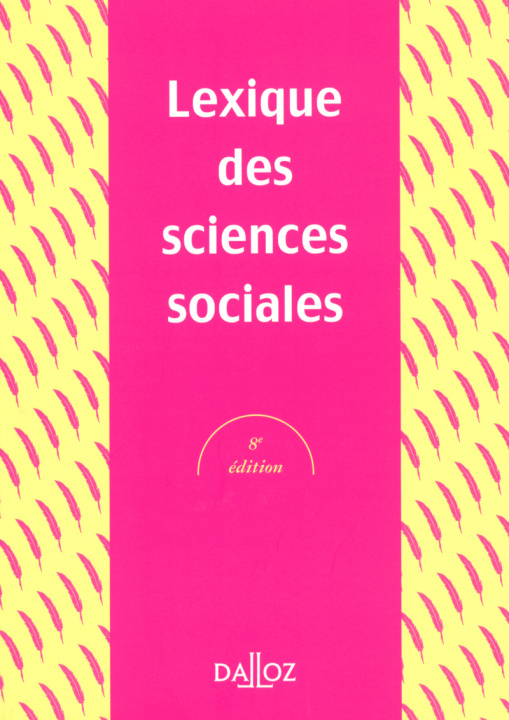 Carte Lexique des sciences sociales. 8e éd. Madeleine Grawitz