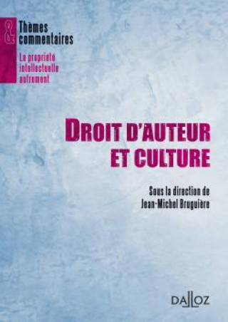 Kniha Droit d'auteur et culture Jean-Michel Bruguière