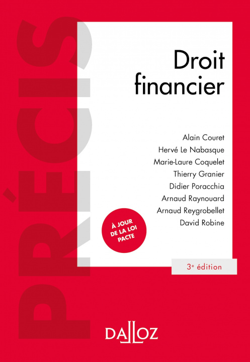Carte Droit financier. 3e éd. Alain Couret