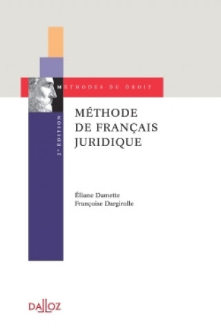 Carte Methode de francais juridique 2e edition Eliane Damette