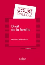 Carte Droit de la famille 4ed Dominique Fenouillet