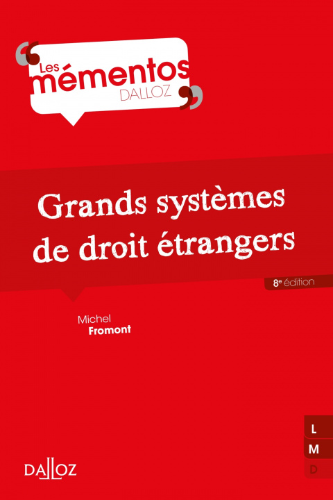 Carte Grands systèmes de droit étrangers. 8e éd. Michel Fromont