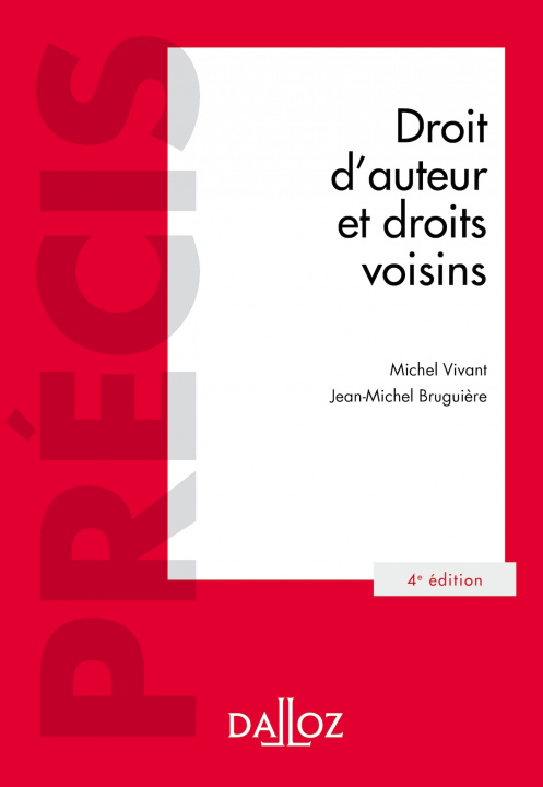 Kniha Droit d'auteur et droits voisins. 4e éd. Michel Vivant