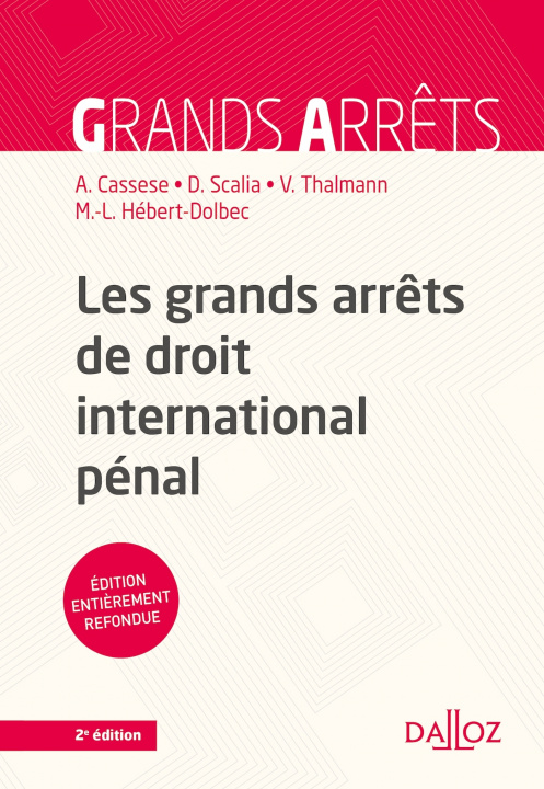 Carte Les grands arrêts de droit international pénal. 2e éd. Antonio Cassese