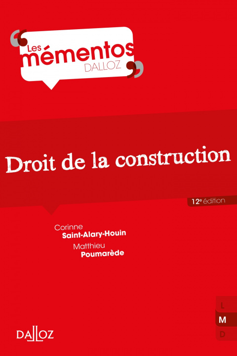 Kniha Droit de la construction. 12e éd. Corinne Saint-Alary-Houin