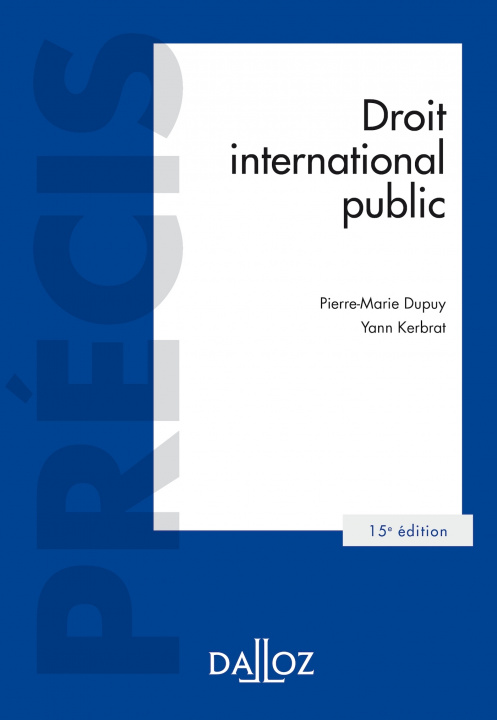 Carte Droit international public. 15e éd. Yann Kerbrat