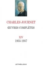 Carte Oeuvres complètes Volume XIV Charles Journet