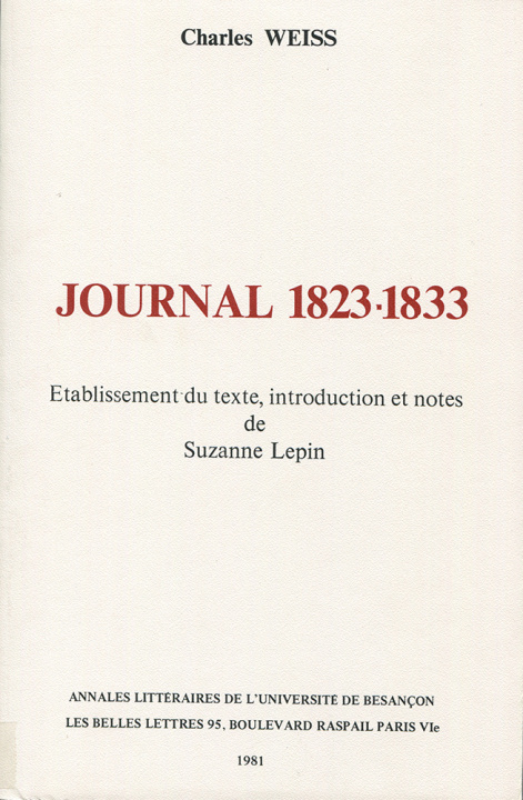 Carte Journal Weiss