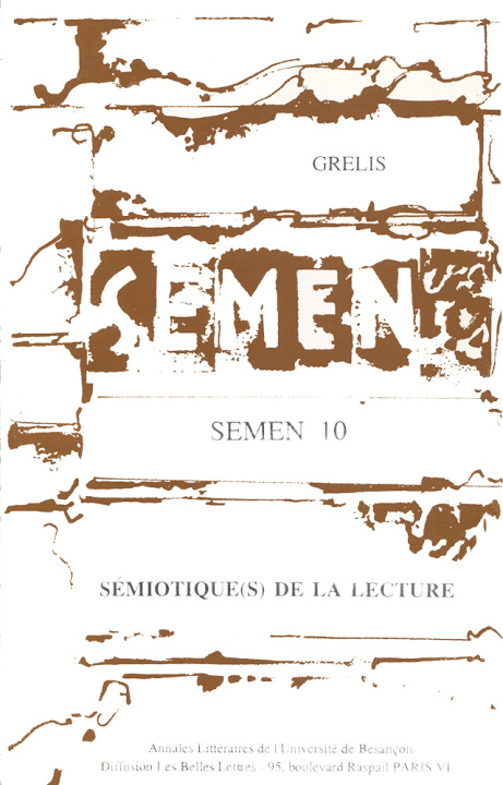 Book Sémiotique(s) de la lecture 