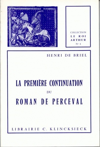 Carte La Première continuation du Roman de Perceval 