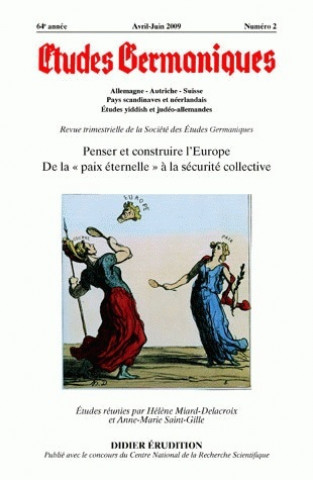 Knjiga Études germaniques - N°2/2009 
