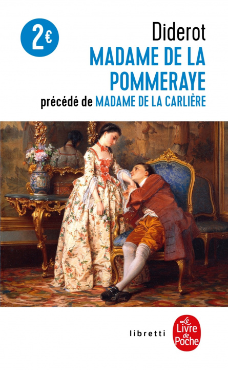 Carte Madame de la Pommeraye suivi de Madame de la Carlière Denis Diderot