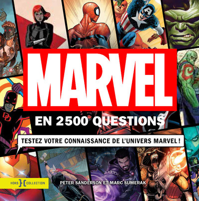 Buch Marvel en 2500 questions Peter Sanderson