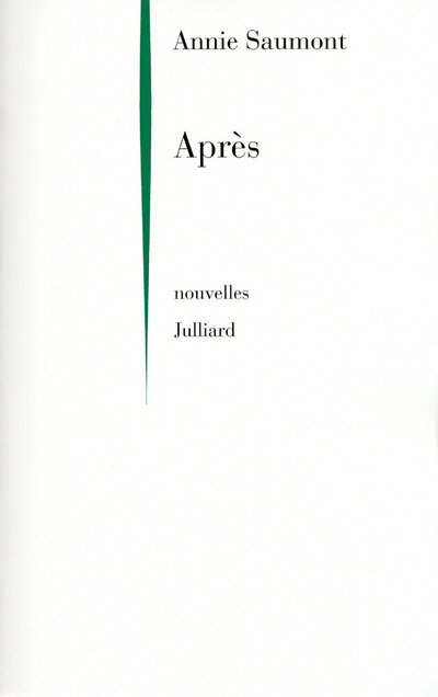 Knjiga Après - NE Annie Saumont