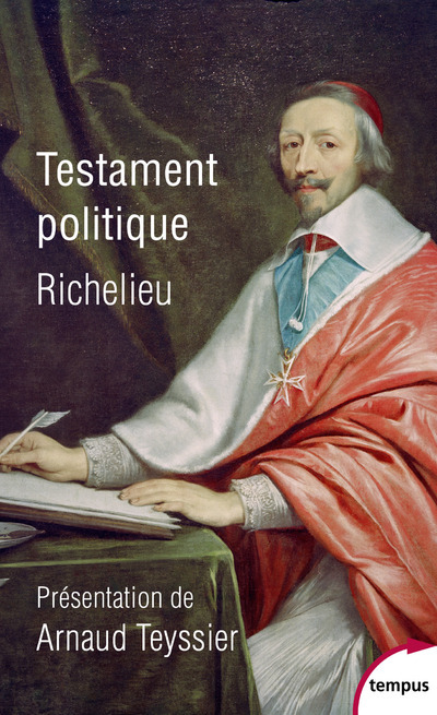 Libro Testament politique Armand Jean du Plessis Richelieu