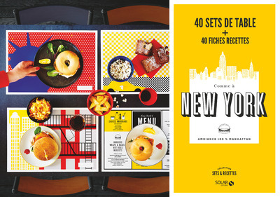 Knjiga Sets & recettes comme a new york - 40 sets de table + 40 fiches recettes 