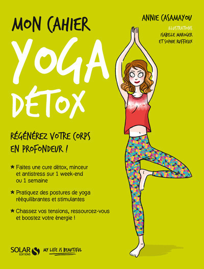 Carte Mon cahier Yoga détox - Nouvelle édition Annie Casamayou
