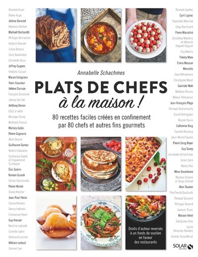Knjiga Plats de chefs à la maison Annabelle Schachmes